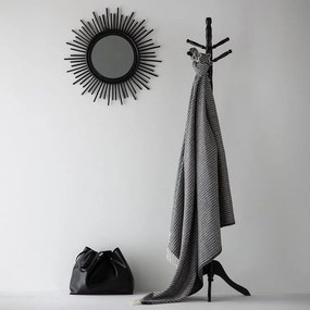 Pléd so strapcami LADA tmavo šedý 150 x 200 cm
