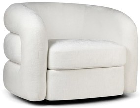 OTOČNÉ KRESLO GABBY BIELE