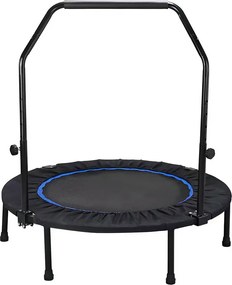 Fitness trampolína s madlom