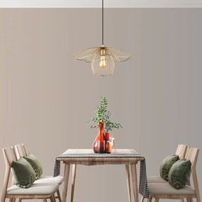Závesné svietidlo v zlatej farbe Squid Lighting Root, výška 123 cm