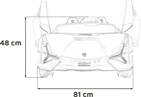 Ramiz Lamborghini SIAN Biele vozidlo