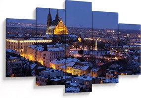 Obraz - Katedrála sv. Petra a Pavla, Brno, Česká Republika (150x105 cm)