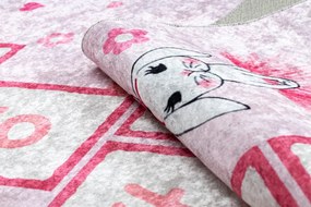 AKCIA: 120x170 cm Detský kusový koberec Junior 51828.802 Ballerina pink, ružová, detská izba, Dywany Łuszczów