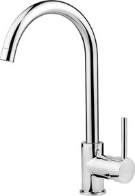 Deante Aster, stojanková drezová batéria s ECO-prevzdušňovačom 4.5 l/min, chrómová, DEA-BCAE062M