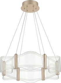Toolight Toolight, ZÁVESNÁ STROPNÁ LAMPA G151-CP GOLD, OSW-04707