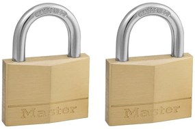 MASTER LOCK Visiaci zámok mosadzný 2x50mm