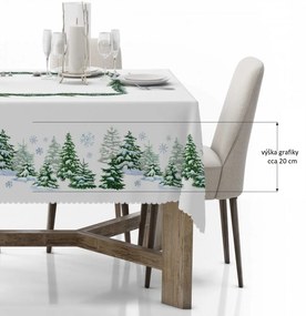 Vianočný obrus na stôl Vianočný stromček 935
