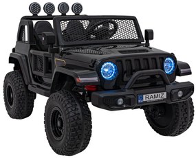 RAMIZ Elektrická autíčko OFF-ROAD 3.0 - čierne - 4x35W- BATÉRIA - 12V14Ah - 2024