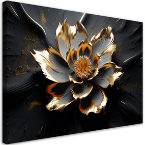 Gario Obraz na plátne Krásny čiernozlatý kvet Rozmery: 60 x 40 cm