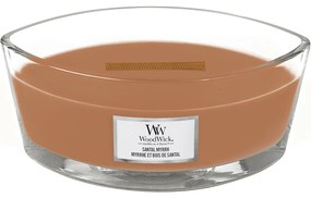 WoodWick Vonná sviečka loď Santal Myrrh, 453 g