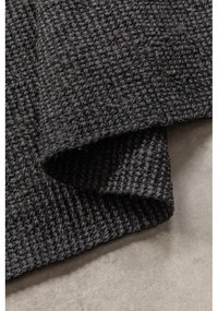 Čierny jutový behúň 80x200 cm Bouclé – Hanse Home