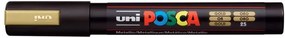 Popisovač akrylový UNI Posca PC-5M zlatý