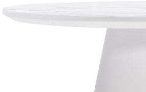 Konferenční stolek Margos 46 cm bílý/mramor I