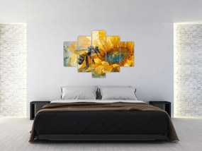 Obraz - Včielka, akvarel (150x105 cm)