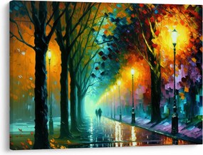 Obraz - Nočná prechádzka (70x50 cm)