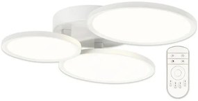 LED stropné svietidlo Top Light Merkúr B RC 50W 5000lm 3000-6500K biele s diaľkovým ovládaním