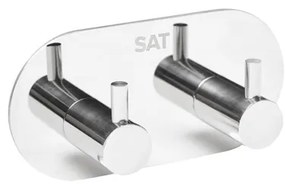 Dvojháčik SAT nehrdzavejúca oceľ HACEKNALEP2K, 1 ks