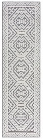 Sivý umývateľný behúň zo ženilky 60x240 cm Jaipur – Flair Rugs