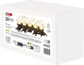 Dekoratívna LED svetelná reťaz Berly 5 m teplá biela