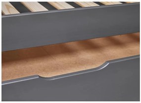 Inter Link Detská výsuvná posteľ Dream the Future, 90 x 200 cm (sivá)  (100394227)