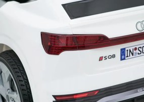 Elektrické autíčko Audi SQ8 biele / sivé