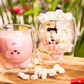 4Home Termo pohár Hot&Cool Lady Bear 250 ml, 2 ks
