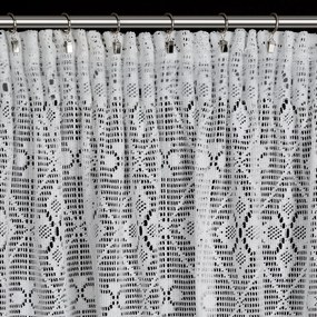 ZÁVES NA PÁSKE NELA 140X270 CM KRÉMOVÁ