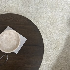 Ayyildiz, Kusový koberec Life Shaggy 1500 cream kruh, 80x80 (priemer) kruh, biela, obývacia izba