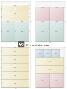 Organizér do zásuvky, príborník 2v1 GREY na varešky a nože 40 x 26,5 cm