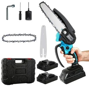 Akumulátorová ručná 6″ mini pílka WORTH AIR KE24-285 + 2x batéria 21V + príslušenstvo + kufrík