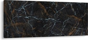 Obraz - Čierny mramor (120x50 cm)