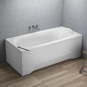 Polimat Akrylátová obdĺžniková vaňa Medium 160x75 (170x75, 190x80) POLIMAT-Farba: Biela, POLIMAT-Rozmery: 170x75