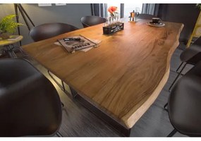 Jedálenský stôl 39912 160x90cm Masív drevo Divoká Acacia  - Komfort-nábytok