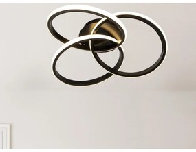 LED Stmievateľné stropné svietidlo LED/70W/230V 3000-6500K čierna +diaľkové ovládanie