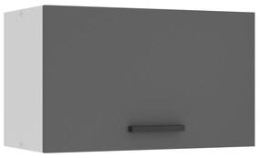 Kuchynská skrinka Belini Premium Full Version nad digestor 60 cm šedý mat Wood
