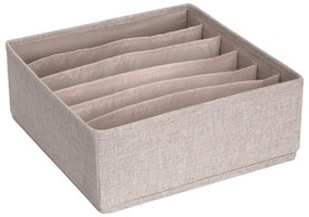 Béžový organizér do zásuvky s priehradkami Bigso Box of Sweden Drawer, 29 x 11 cm