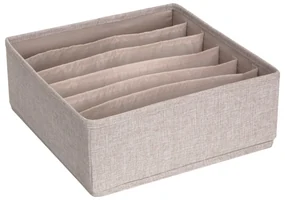 Béžový organizér do zásuvky s priehradkami Bigso Box of Sweden Drawer, 29 x 11 cm