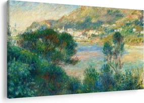 Obraz - Auguste Renoir, View of Monte Carlo from Cap Martin, reprodukcia (90x60 cm)