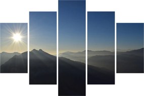 Obraz - Nad vrchol hôr (150x105 cm)