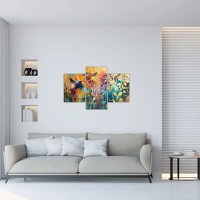 Obraz - Abstraktná maľba prírody (90x60 cm)
