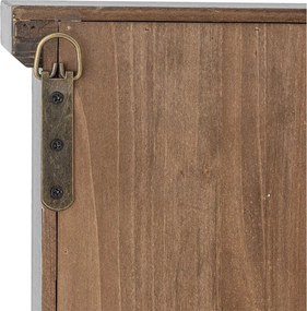 Čierna závesná vitrína z jedlového dreva 50x80x14 cm Hazem – Bloomingville