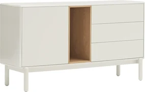 Teulat Corvo komoda do obývačky - Biela - 137 cm