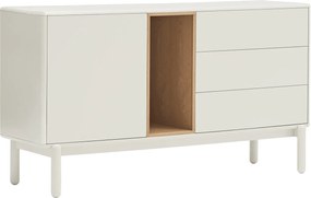 Teulat Corvo komoda do obývačky - Biela - 137 cm