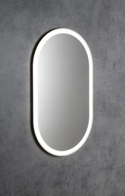 Sapho Sapho, PARGA oválne zrkadlo s LED osvetlením 60x100 cm, PG600