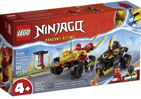 LEGO Ninjago – Kai a Ras v súboji auta s motorkou