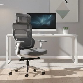 Masážne kancelárske kreslo Visioner 6.1 sivé