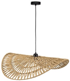 Toolight Toolight, závesné stropné svietidlo 80cm, 1xE27, APP1740-1C, čierna-hnedá, OSW-06063