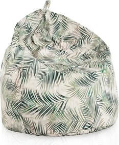 Sada 2 sedacích vakov do obývačky Bag Sako Botanic L + Sako zelený