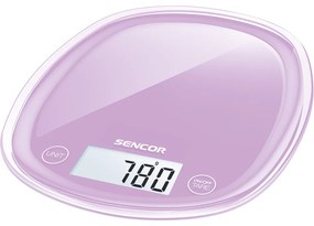 Sencor SKS 35VT kuchynská váha, fialová,