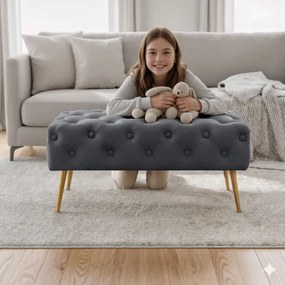 Taburetka MADRID sivá